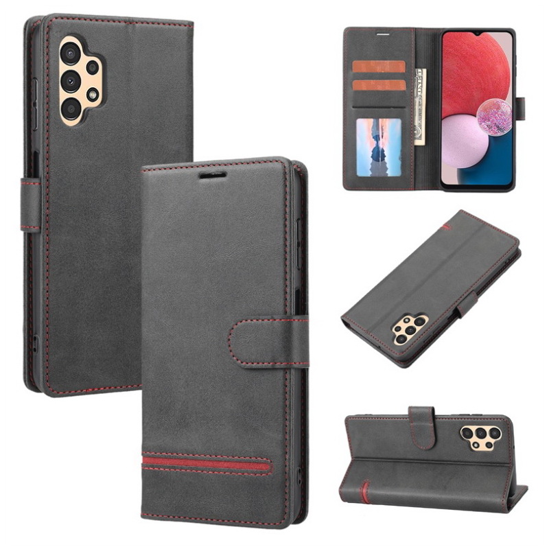 เคส Samsung Galaxy A73 5G#เคสฝาพับแบบกระเป๋าสตางค์ Luxury Wallet Flip Phone Case