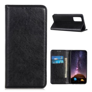 เคส Xiaomi Mi 10T Pro #เคสฝาพับหนัง PU ผิวหนังม้า Auto-absorbed Crazy Horse PU Leather Stand Cover