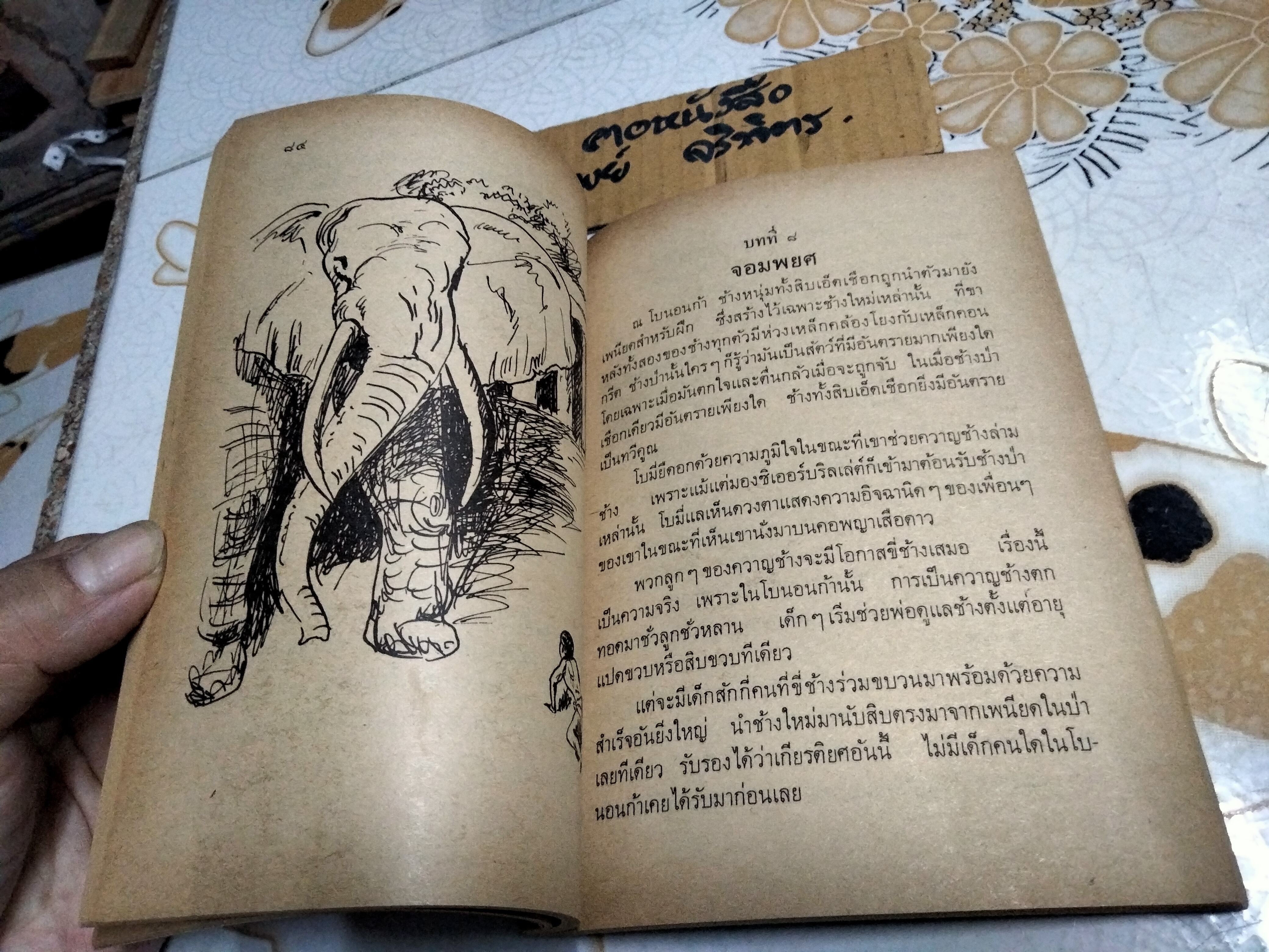 พลายจำปา แปลจาก Jamba , The Elephant โดย ธีโอดอร์ เจ. วอลเดค แปลโดย ลมุล รัตตากร