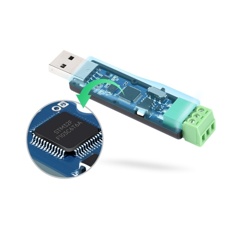 USB to CAN รุ่น A ตัวแปลงอะแดปเตอร์ Fast Speed การสื่อสาร Bus Adapter