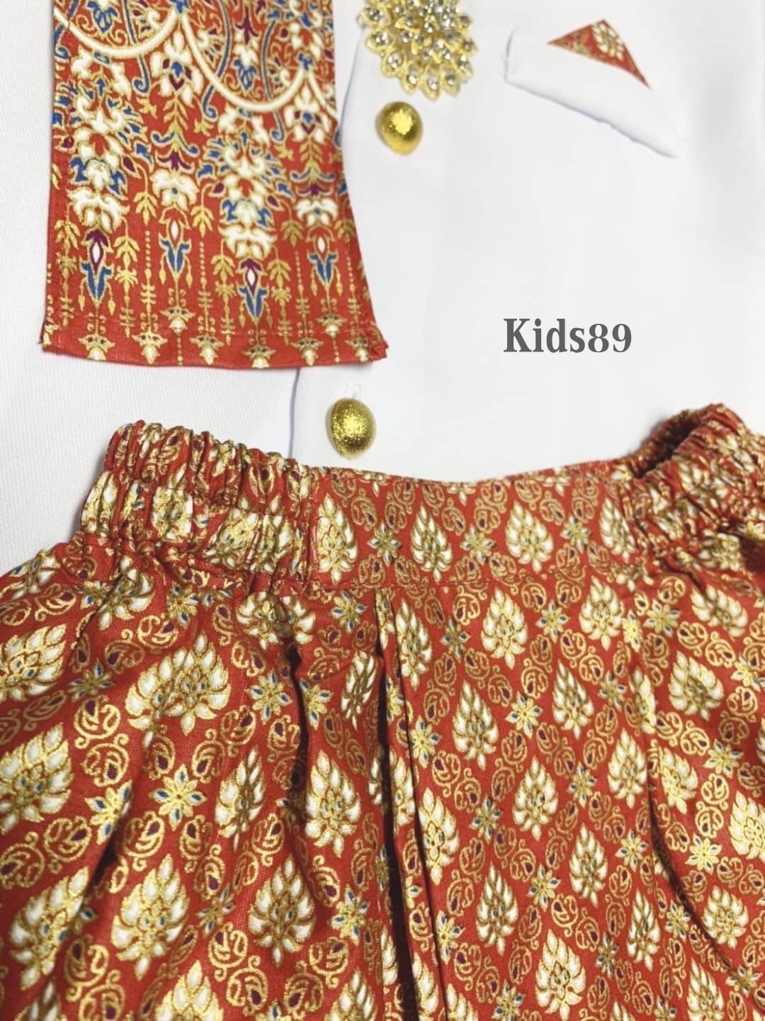 ชุดไทยเด็กชาย set3ชิ้น