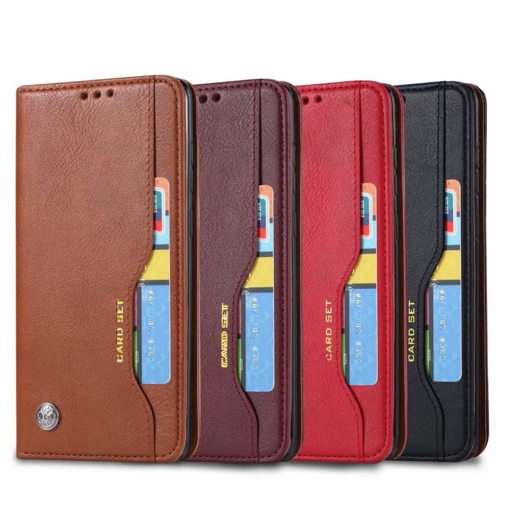 Case Samsung Galaxy A9 (2018) #เคสฝาพับแบบกระเป๋าสตางค์หนัง PU มีช่องเสียบบัตรคุณภาพดีราคาเบาๆสบายกระเป๋า