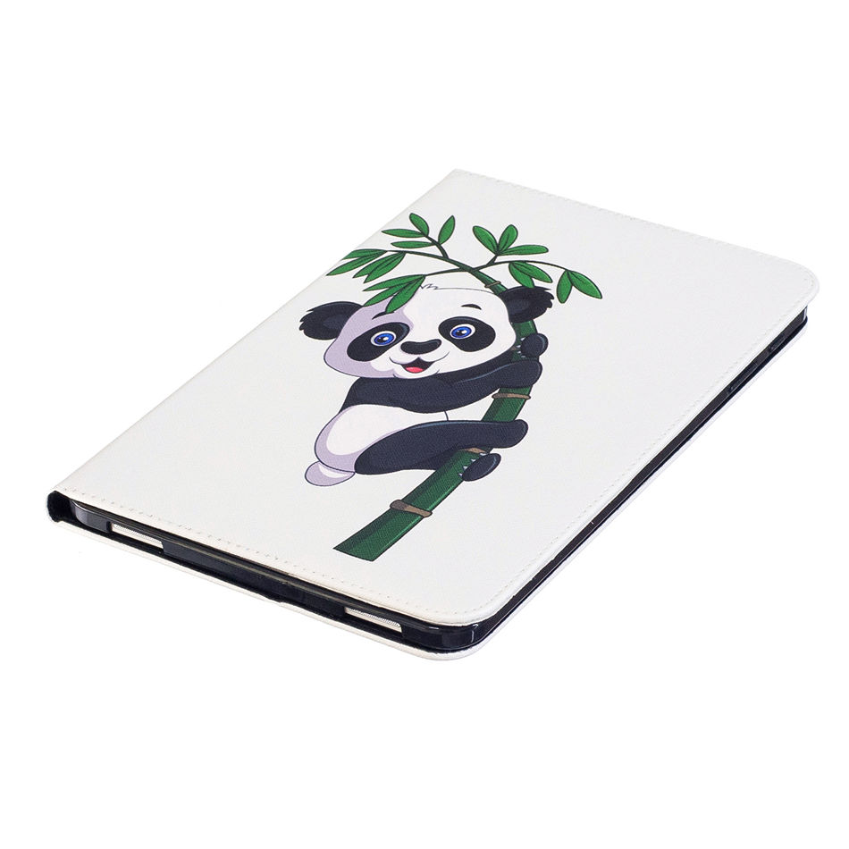 เคส Samsung Galaxy Tab A 10.1(2016) T580 T585 #เคสฝาพับหนัง PU สไตล์กระเป๋าสตางค์พิมพ์ลายน่ารักๆ