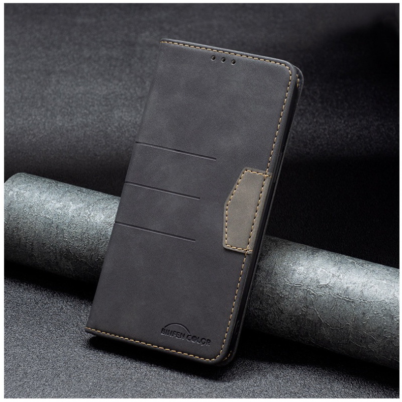 เคสRedmi Note 10S #เคสฝาพับหนัง PU สไตล์กระเป๋าสตางค์พร้อมช่องใส่การ์ด Luxury Flip Stand Card Phone Leather Wallet Cover Casing