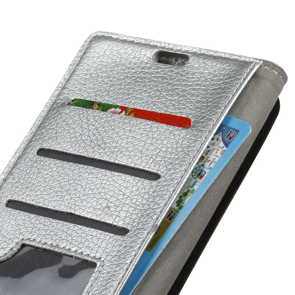 เคส Huawei P30 Pro #เคสฝาพับแบบกระเป๋าสตางค์หนัง PU ผิวลิ้นจี่ Litchi Grain Wallet