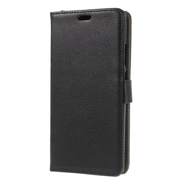 Case Xiaomi Redmi Note 6 Pro #เคสฝาพับหนัง PU ผิวลิ้นจี่คุณภาพดี Litchi Skin Cell Phone Leather