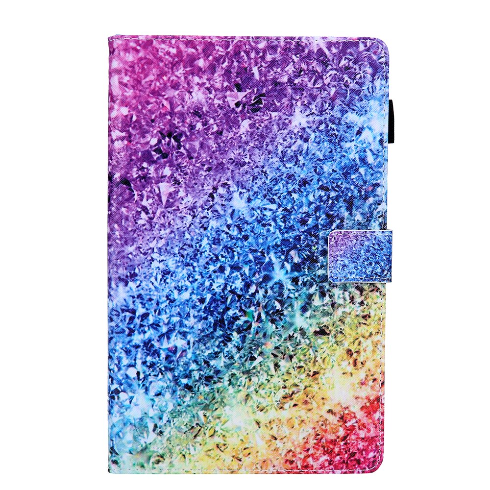 Case Samsung Galaxy Tab A 8 (2019) / Tab A with S Pen P200 P205 #เคสฝาพับหนัง PU พิมพ์ลาย Pattern Printing PU Leather Flip
