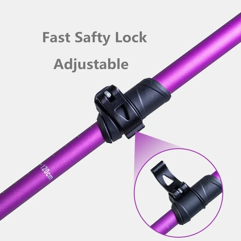 ไม้เท้าวิ่งเทรล MAP BROTHER วิ่งเทรล เดินป่า น้ำหนักเบา 1 คู่ (T02)