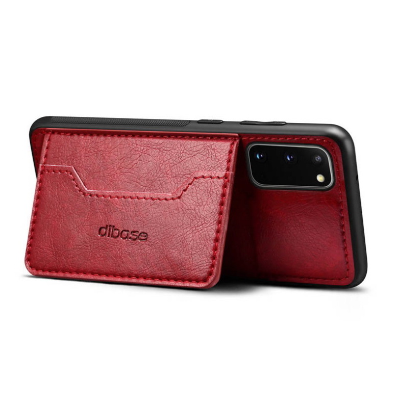 Case Samsung Galaxy S20 FE / S20 FE 5G #เคสฝาหลัง TPU เคลือบหนัง PU Crazy Horse Leather Coated PC + TPU Hybrid