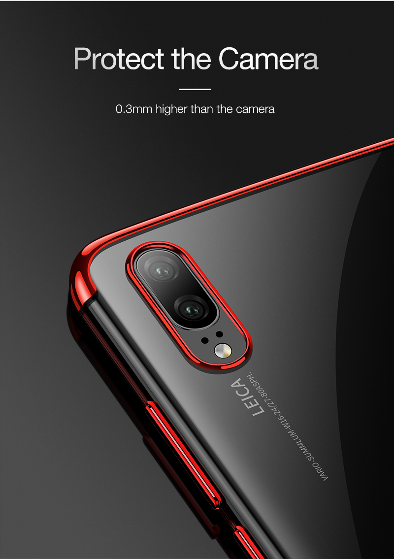 เคส Huawei P20 Pro #เคสฝาหลัง CAFELE Electroplating Soft TPU คุณภาพดี