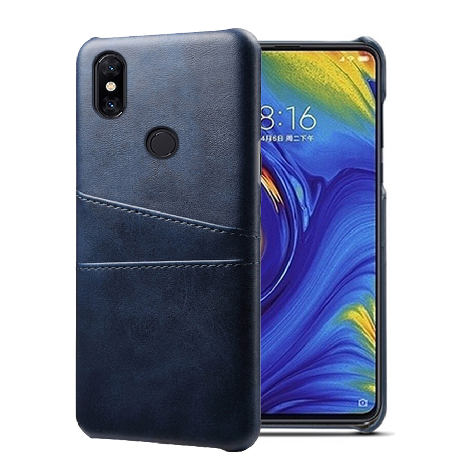 Case vivo V11 / V11 Pro #เคสฝาหลังหุ้มหนัง Double Card Slots PU Leather Coated