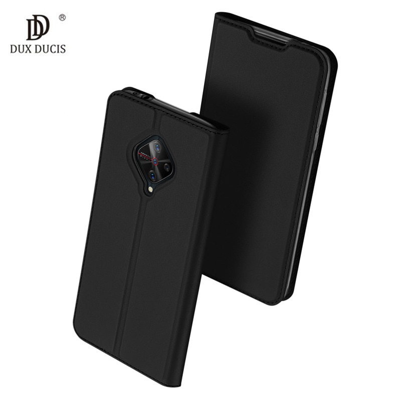 เคส Vivo S1 Pro #เคสฝาพับหนัง PU DUX DUCIS Skin Pro Series Auto-absorbed PU Leather คุณภาพดี