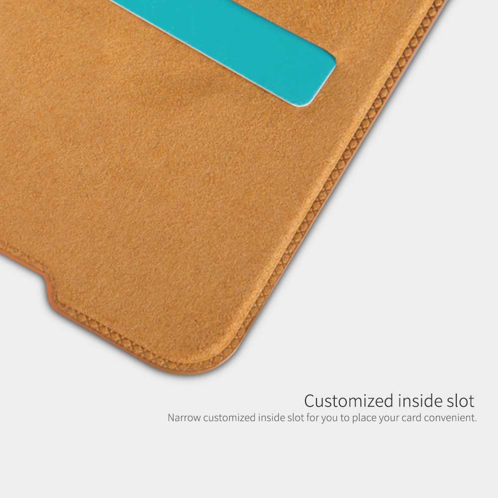 เคส Huawei Mate 20 #เคสฝาพับ NILLKIN แท้รุ่น Qin Series Card Slot คุณภาพดี