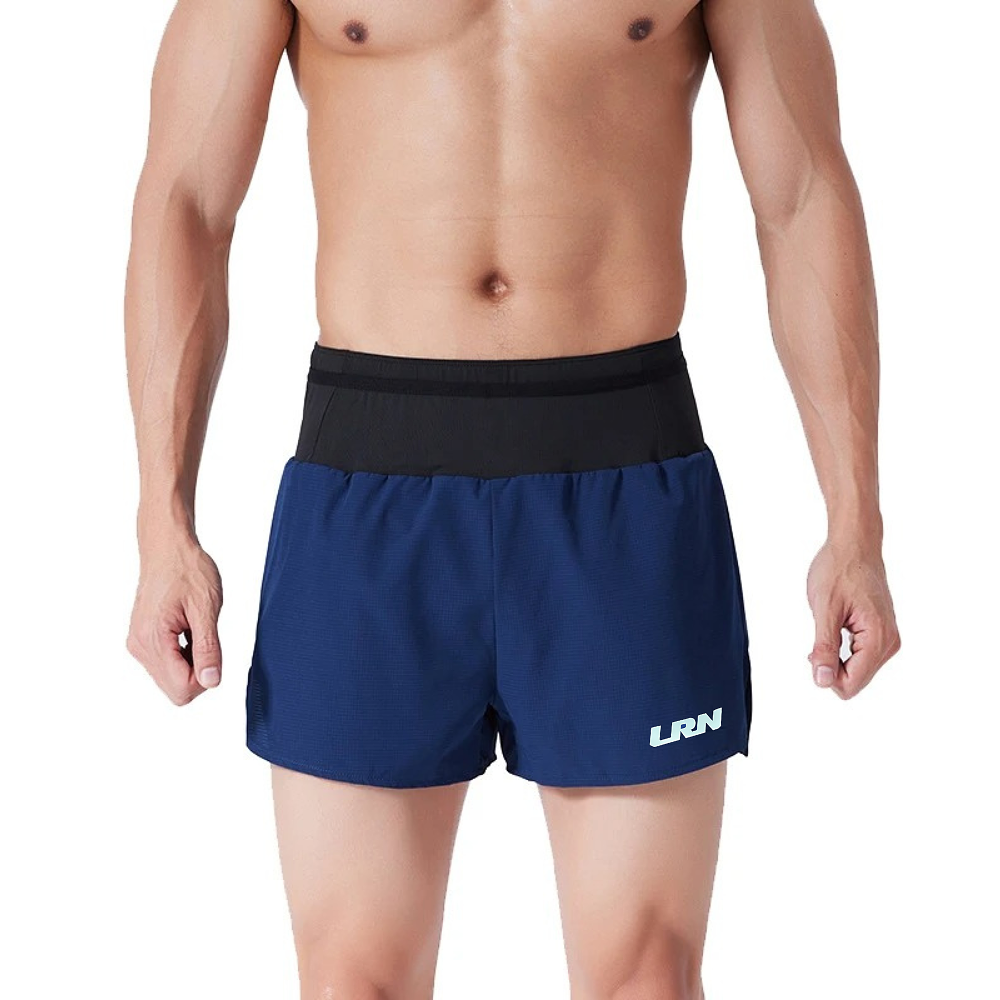 กางเกงวิ่งขาสั้น วิ่งมาราธอน วิ่งเทรล 2.5 " มีซับในขาสั้น มีกระเป๋าใส่ของที่รอบเอวในตัว (F04)