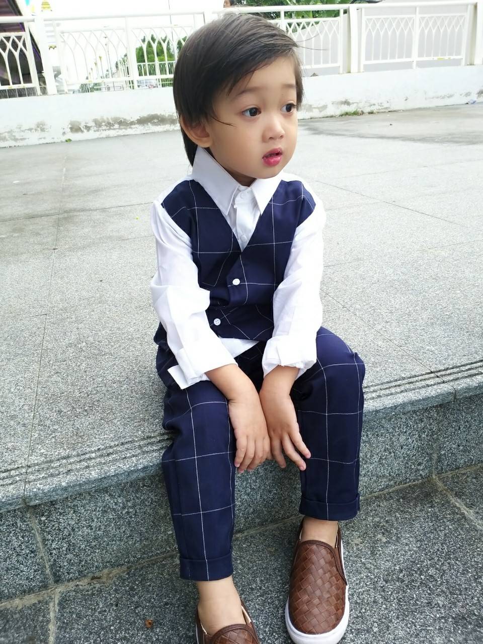 set เสื้อกับกางเกงออกงาน เด็กชาย