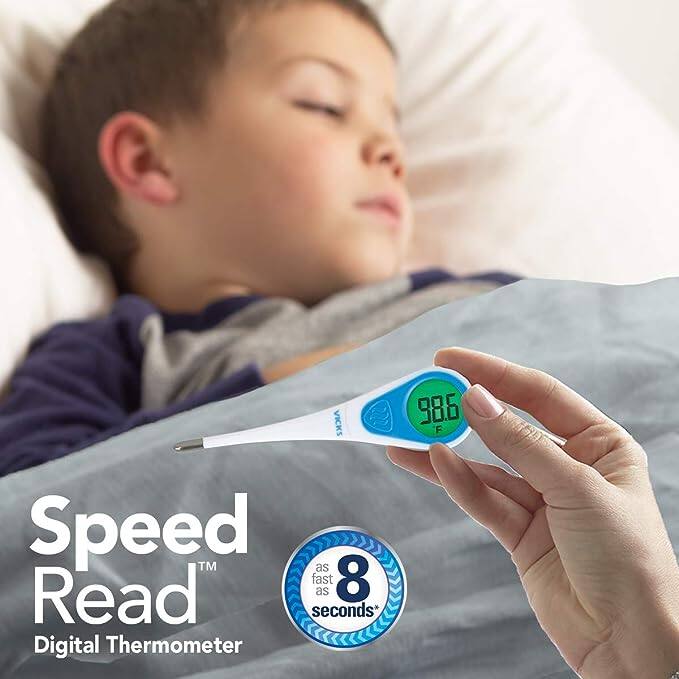 Vicks® SpeedRead Digital Thermometer Fast and Accurate Model V912USV4 เทอร์โมมิเตอร์ ดิจิตอล วัดอุณหภูมิ