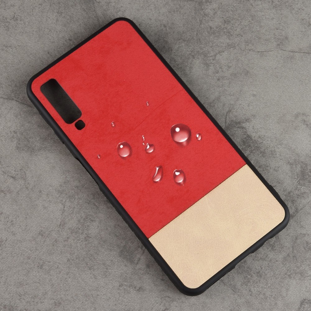 Case Samsung Galaxy A7 (2018) #เคสฝาหลัง TPU Bi-color Splicing Coated PC + TPU Hybrid