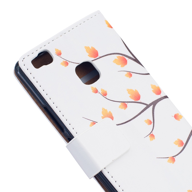 เคส Huawei P9 Lite #เคสฝาพับสไตล์กระเป๋าสตางค์ #Leather Wallet Stand Case Shell