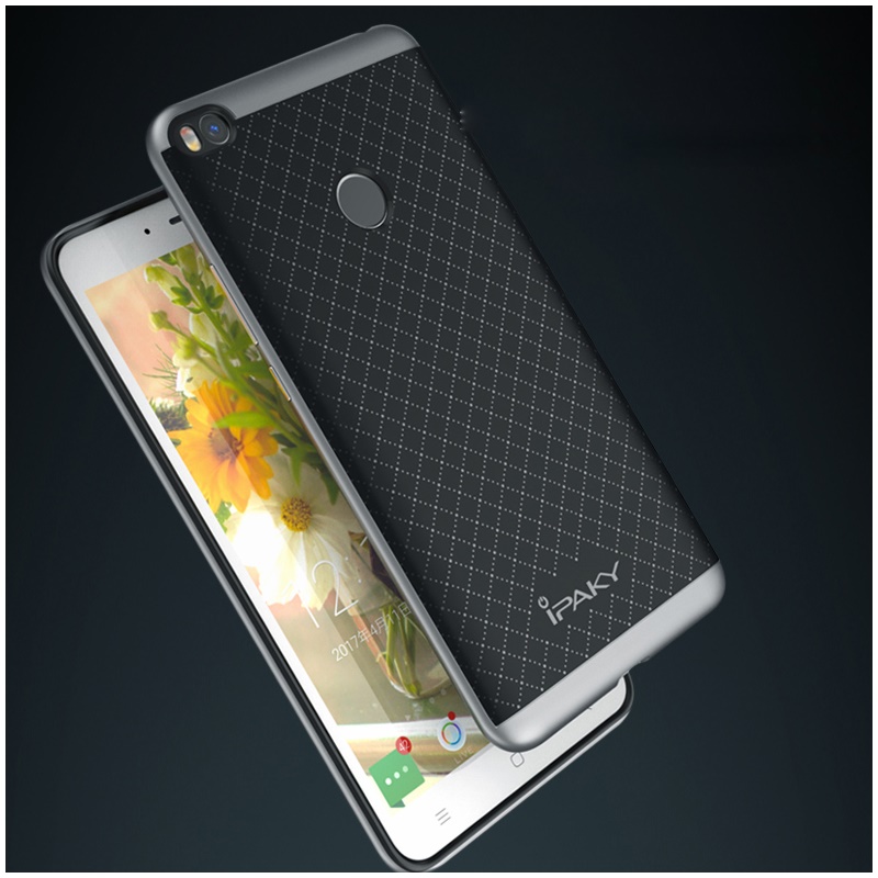 เคส Xiaomi Mi Max 2 #เคสฝาหลังกันกระแทก IPAKY ไฮบริด TPU+PC คุณภาพดี
