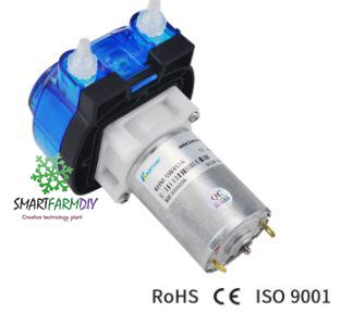 ปั้มผสมปุ๋ยหรือสารละลายแบบ 12 VDC peristaltic pump