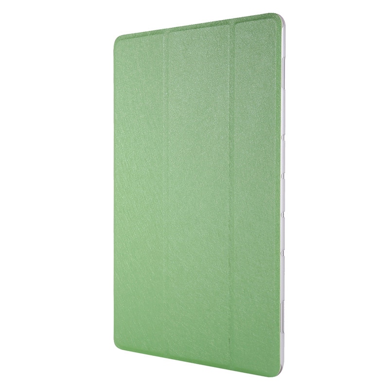 เคส Huawei MediaPad M6 10.8 นิ้ว #เคสฝาพับหนัง PU พับสามพับ Silk Texture Leather Stand Case