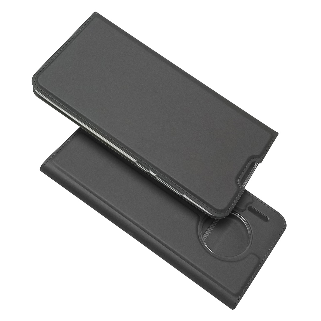 Case Huawei Mate 30 Pro #เคสฝาพับหนัง PU Magnetic Adsorption Stand Leather Card Holder