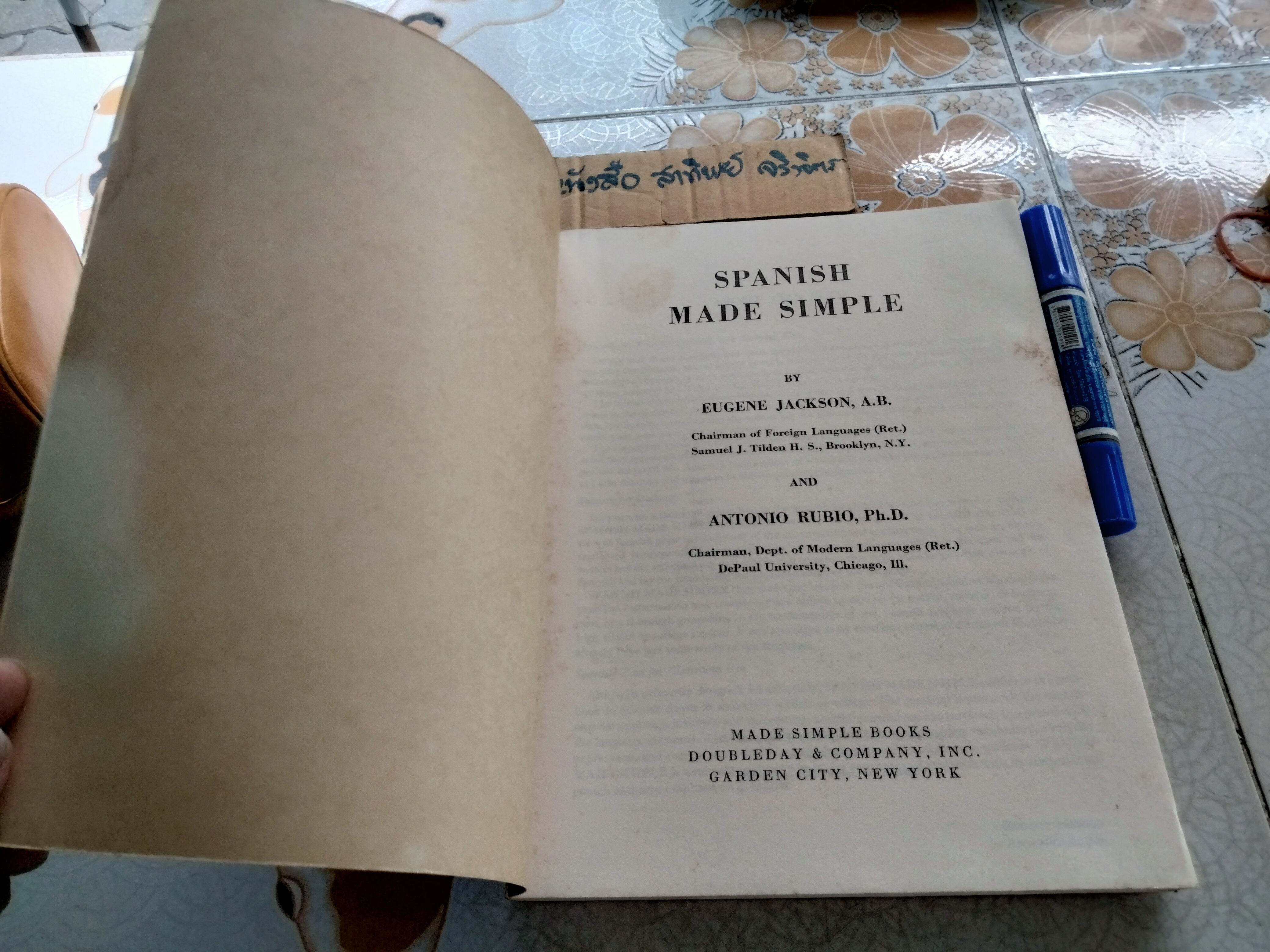 Spanish Made Simple / Authors, Eugene Jackson, Antonio