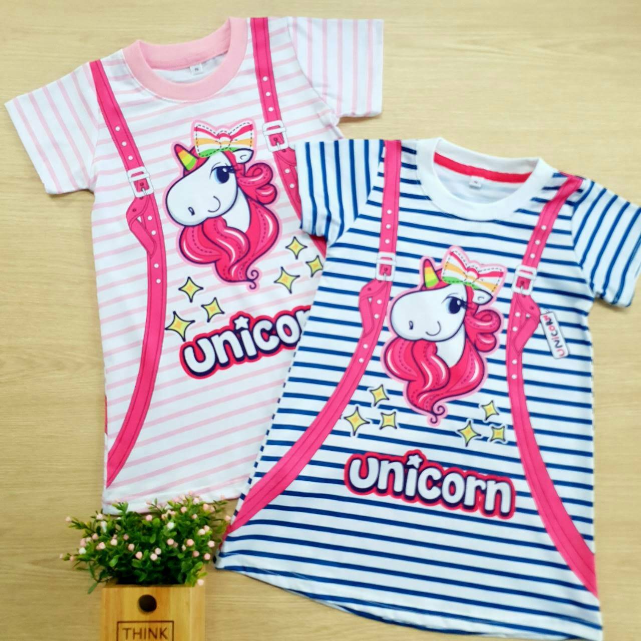 เดรสเด็กลาย Unicorn
