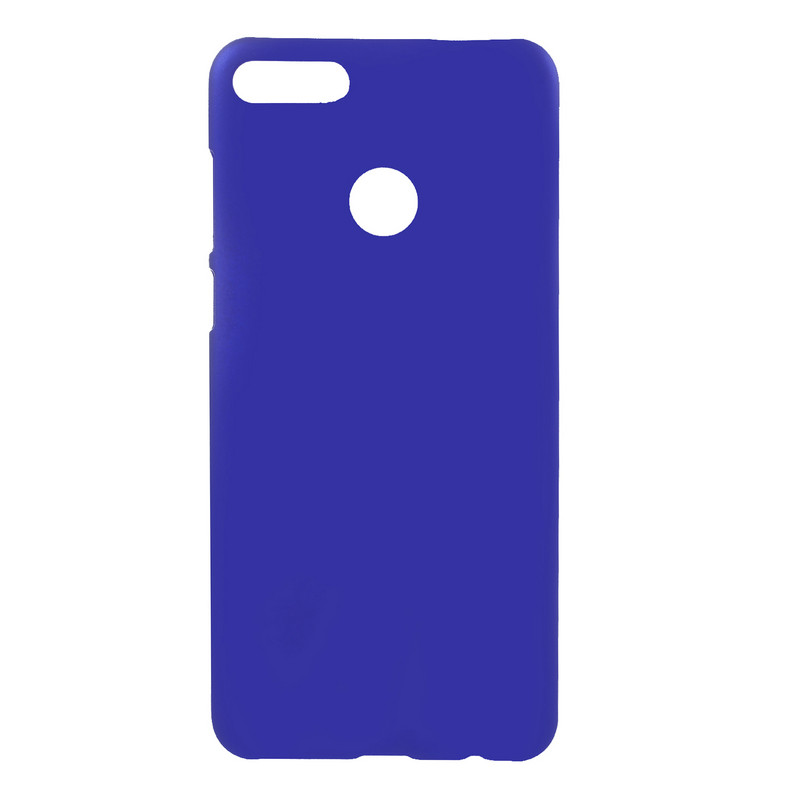 เคส Huawei Y9 (2018) #เคสฝาหลังพลาสติกแข็งสีล้วน Rubberized PC Hard Shell