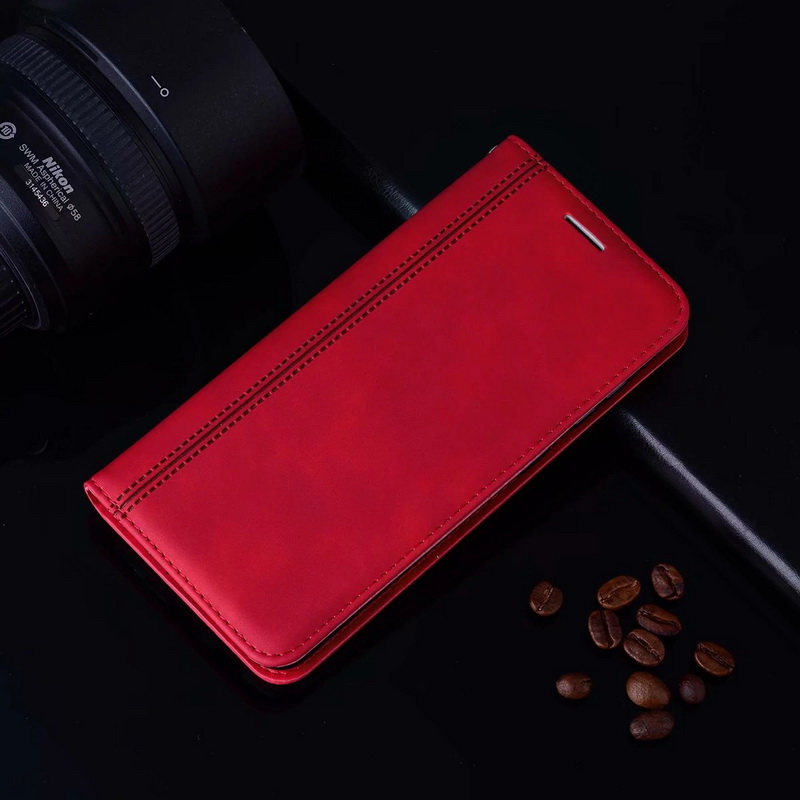เคส Samsung Galaxy S21 Ultra 5G #เคสฝาพับแบบกระเป๋าสตางค์ Magnetic Flip Wallet Bracket Leather Lattice TPU Phone Case