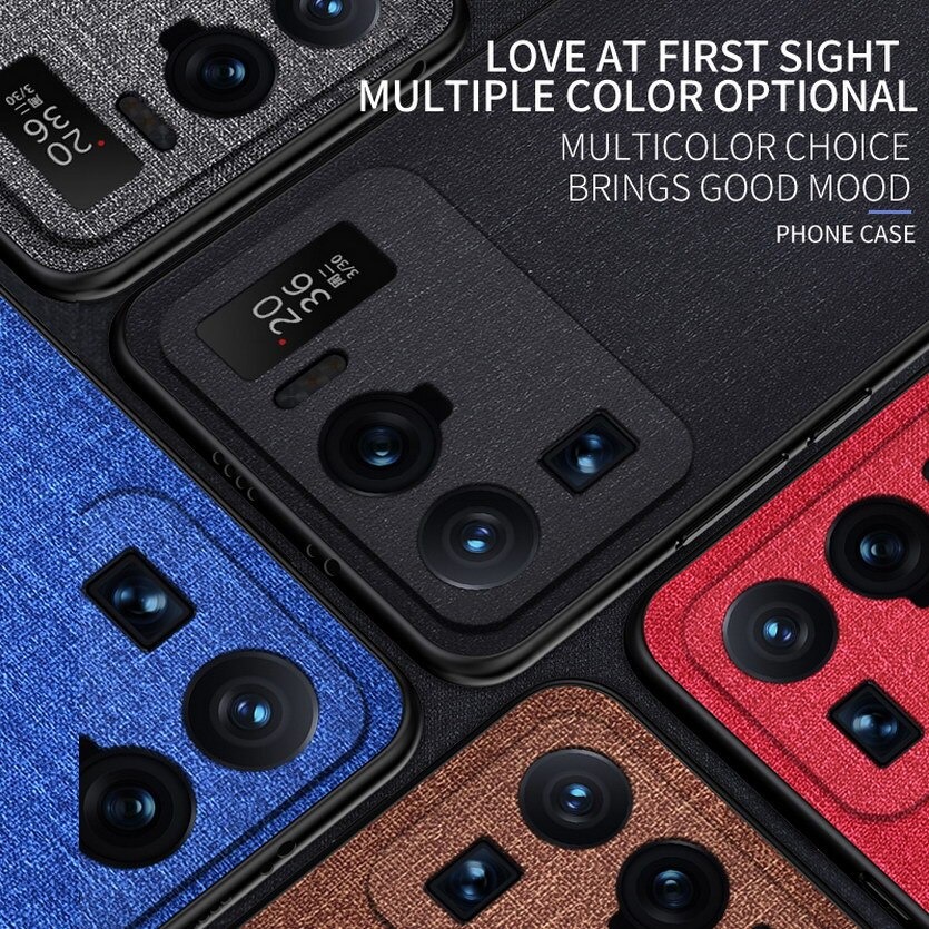 เคส Xiaomi Mi 11 Ultra #ฝาหลังเคลือบผิวผ้า Matte Cloth PU + PC + TPU Hybrid