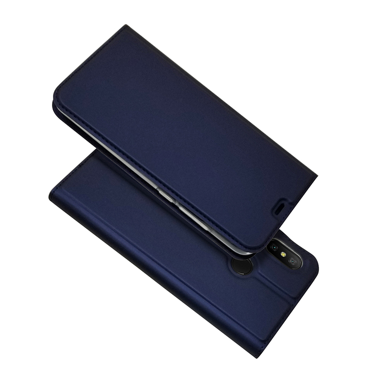 Case Xiaomi Mi A2 #เคสฝาพับหนัง PU Magnetic Adsorption Stand Leather Card Holder