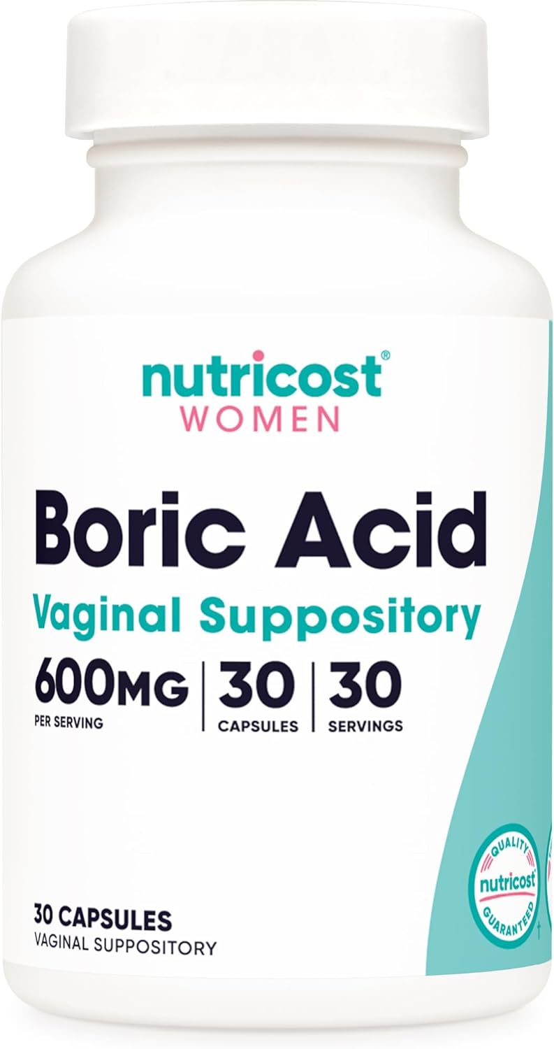 ntricost® Boric Acid 600 mg Vaginal Suppository ยาเหน็บช่องคลอด กรดบอริก ปรับสมดุลกรด-ด่าง