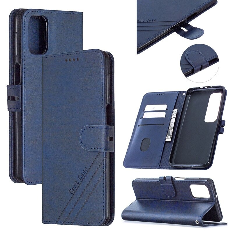 Case Samsung Galaxy A52 / A52 5G / A52s 5G #เคสฝาพับสไตล์กระเป๋าสตางค์หนัง PU มีสายคล้องมือ
