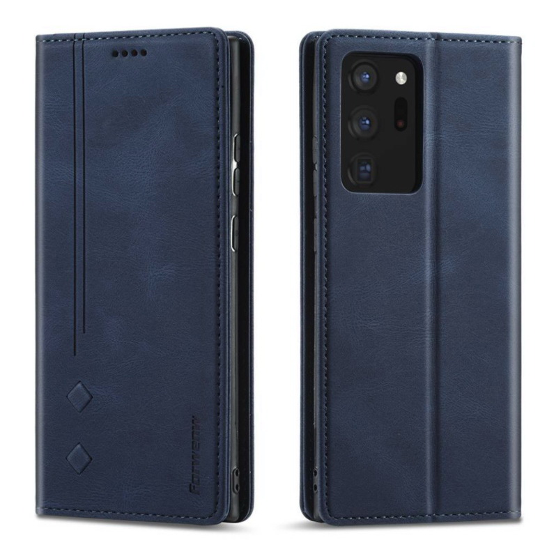 Case Samsung Galaxy Note 20 Ultra / Note 20 Ultra 5G #เคสฝาพับหนัง PU สไตล์กระเป๋าสตางค์พร้อมช่องใส่การ์ด Fashion Retro Card Slot Wallet Flip Cover PU Leather Phone Case