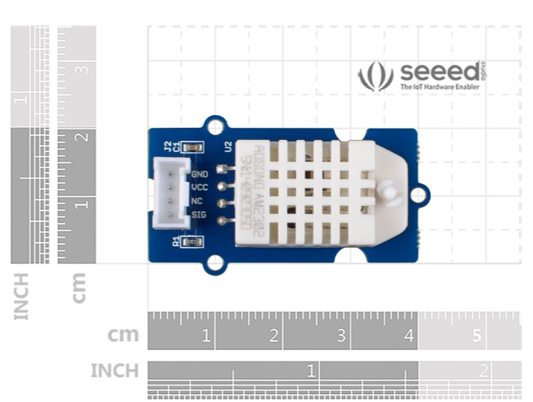 Grove - Temperature & Humidity Sensor Pro (DHT22/AM2302) เซ็นเซอร์วัดอุณหภูมิความชื้น พร้อม Grove Cable - แท้จาก SeeedStudio
