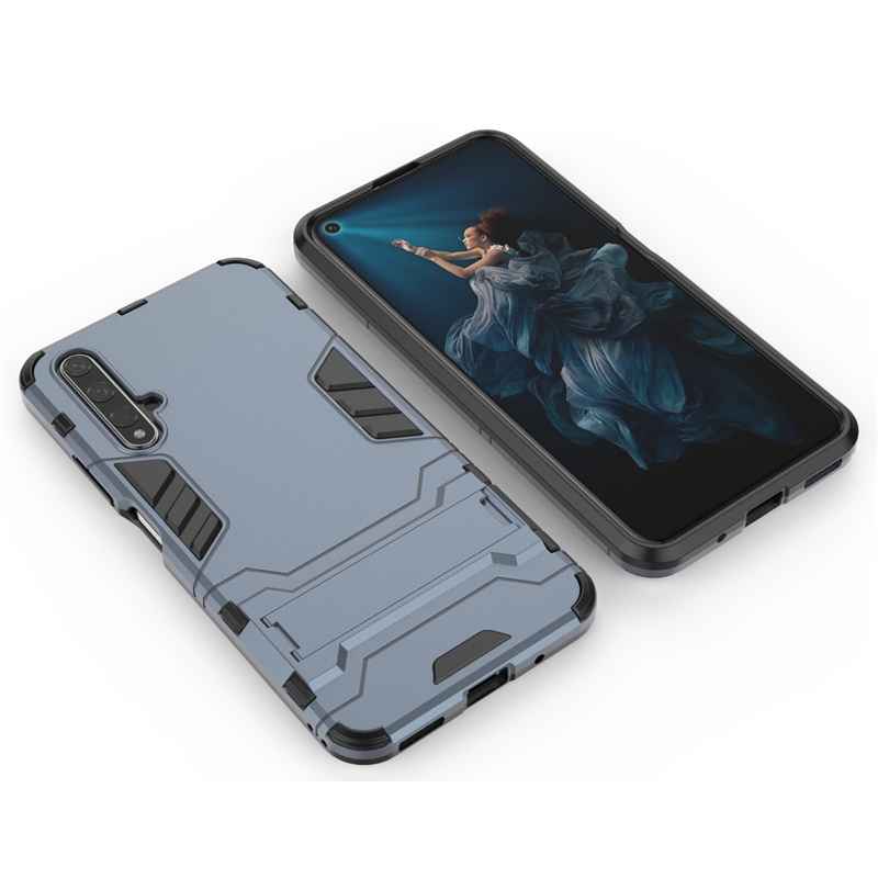 เคส Huawei Nova 5T #เคสฝาหลังพลาสติก ไฮบริด TPU + Kickstand (สินค้าพร้อมส่ง)