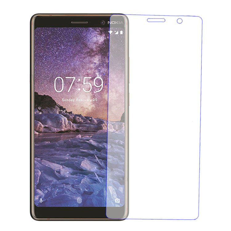 ฟิล์มกระจก Nokia 7 plus / หนา 0.3 มม. (Arc Edge)ขอบโค้ง แบบไม่เต็มจอ