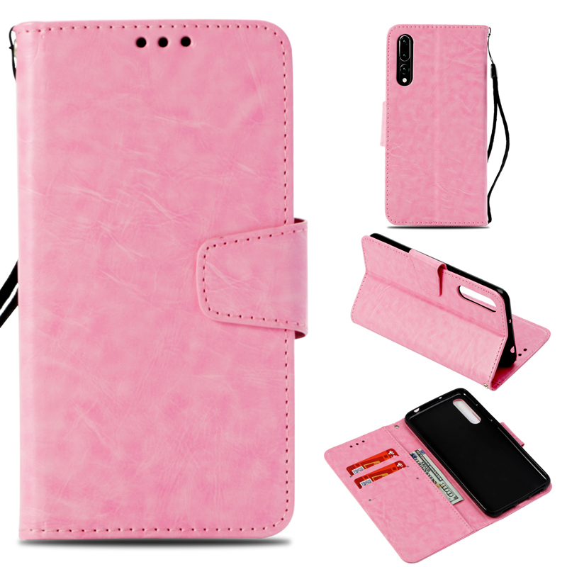 Case Huawei P20 Pro #เคสฝาพับแบบกระเป๋าสตางค์ Vintage Oil Buffed Leather สวยงามทันสมัย