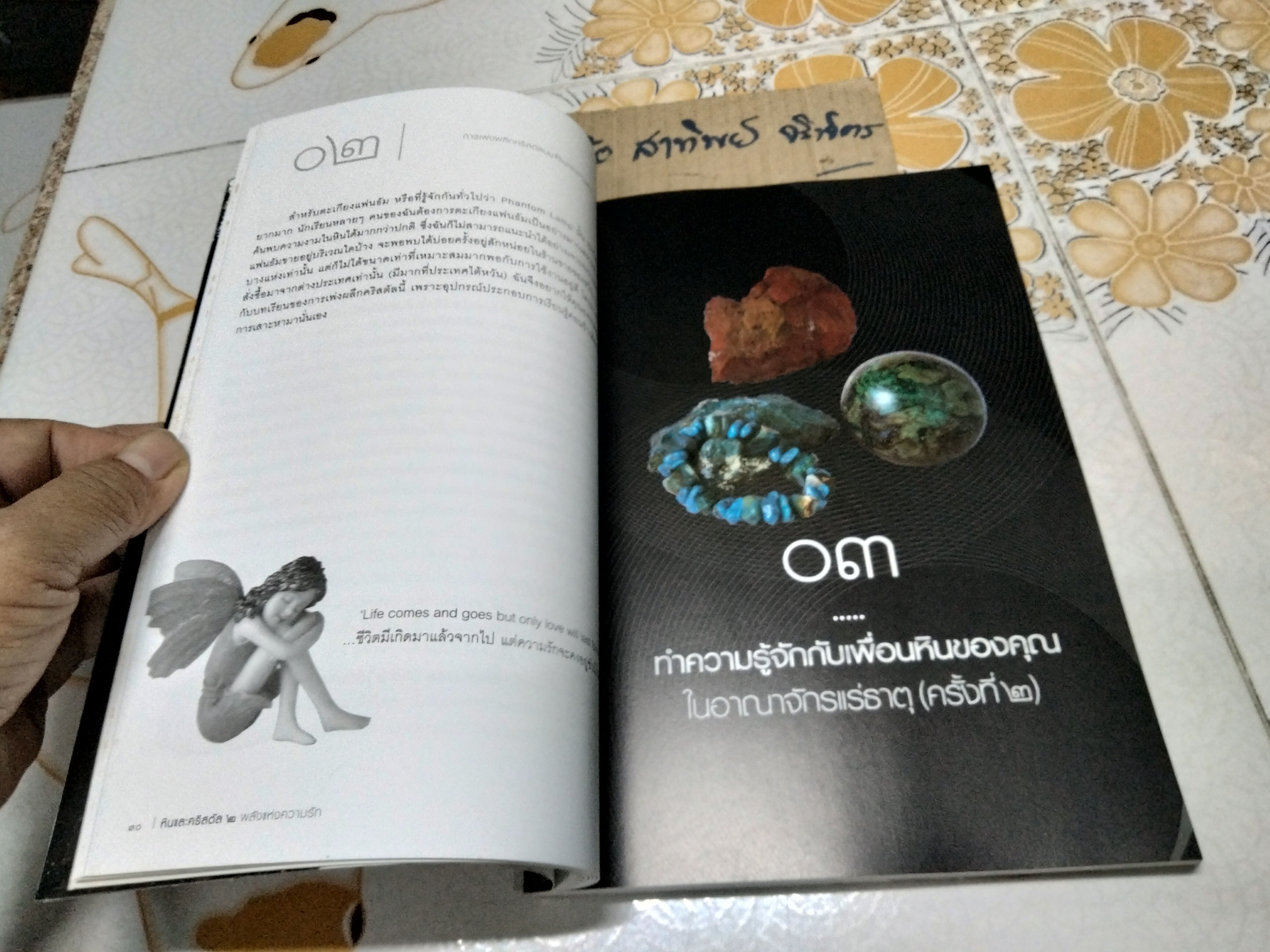 หินและคริสตัล 2 พลังแห่งความรัก โดย ปรีดา ลิ้มศริ **สินค้าหมด**