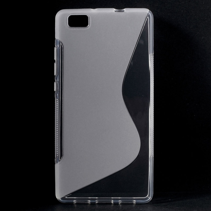 Case Huawei Ascend P8 Lite ฝาหลัง S Shape TPU รูปแบบทันสมัย