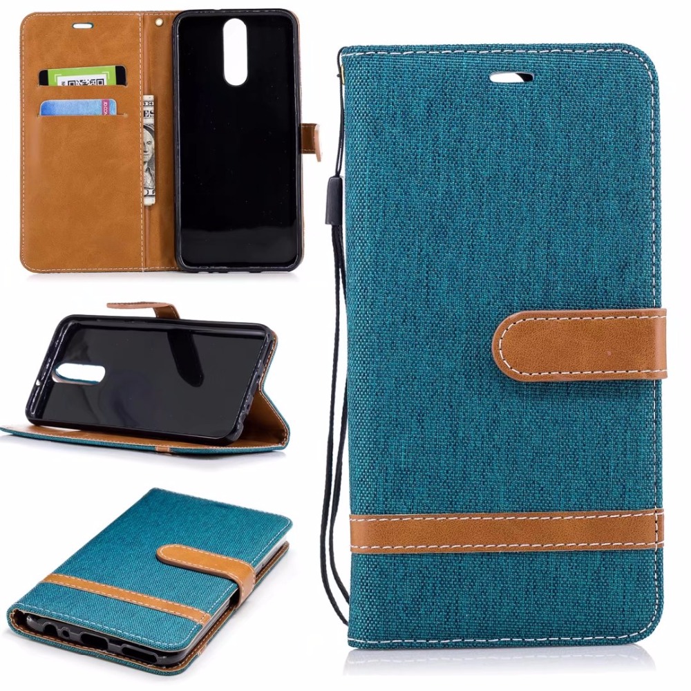 เคส Huawei nova 2i #เคสฝาพับหนัง PU สไตล์กระเป๋าสตางค์พร้อมสายคล้องมือ