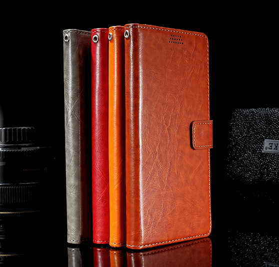 Case iphone 7 เคสฝาพับหนัง PU ผิวมันลายหนังวัว สไตล์กระเป๋าสตางค์ สีสันสวยงาม