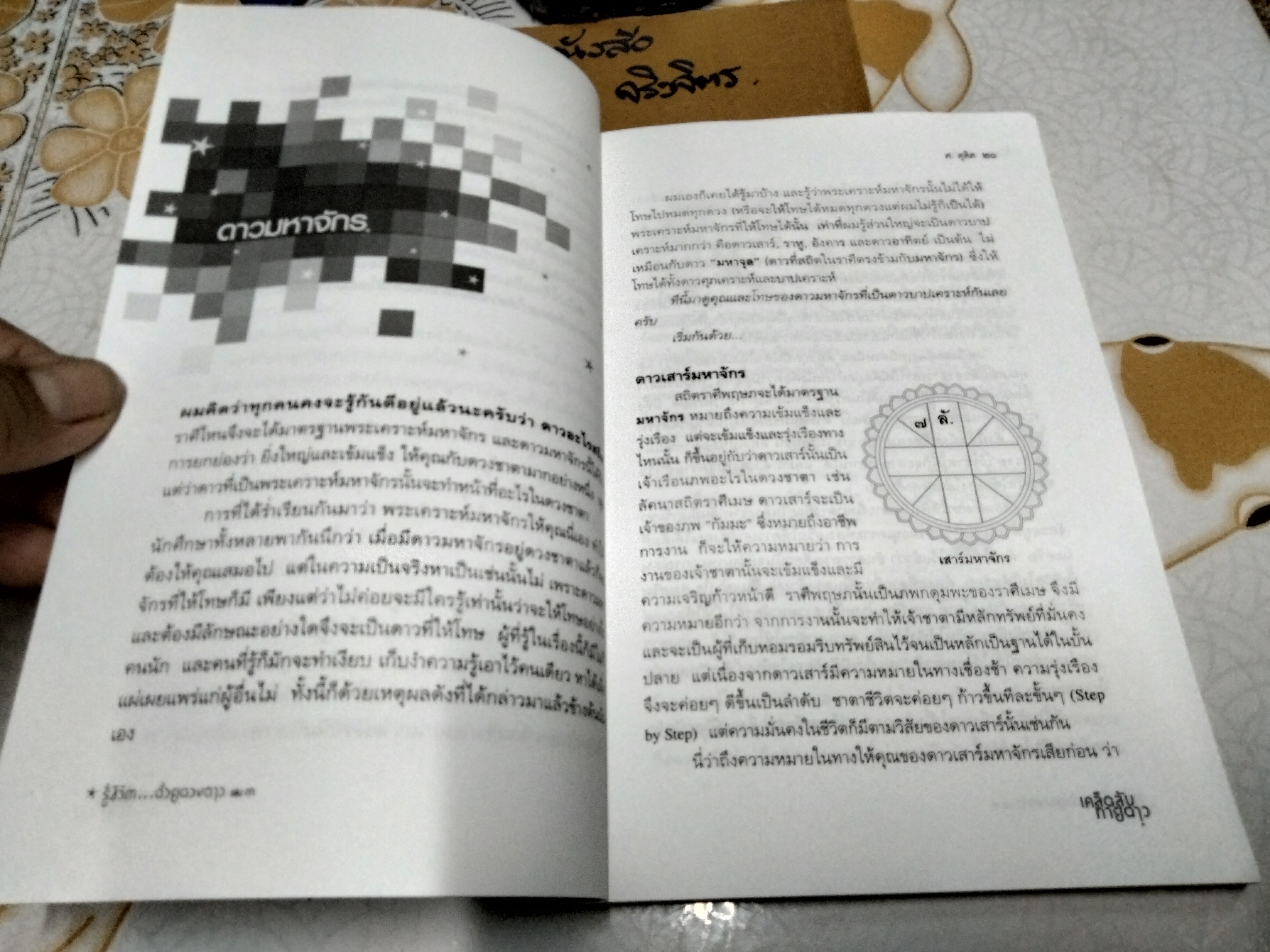 รู้ชีวิต ด้วยดวงดาว เล่ม 3 เคล็ดลับทายดาว โดย ศ.ดุสิต พิมพ์รวมเล่มครั้งแรก พ.ศ.2547 สนพ.มติชน **สินค้าหมด**