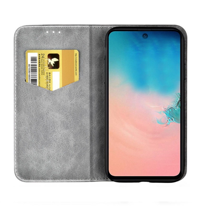 เคส Samsung Galaxy M51 #เคสฝาพับปกหนัง PU แบบกระเป๋าสตางค์สีทูโทน Retro PU Leather Card Slot Cover