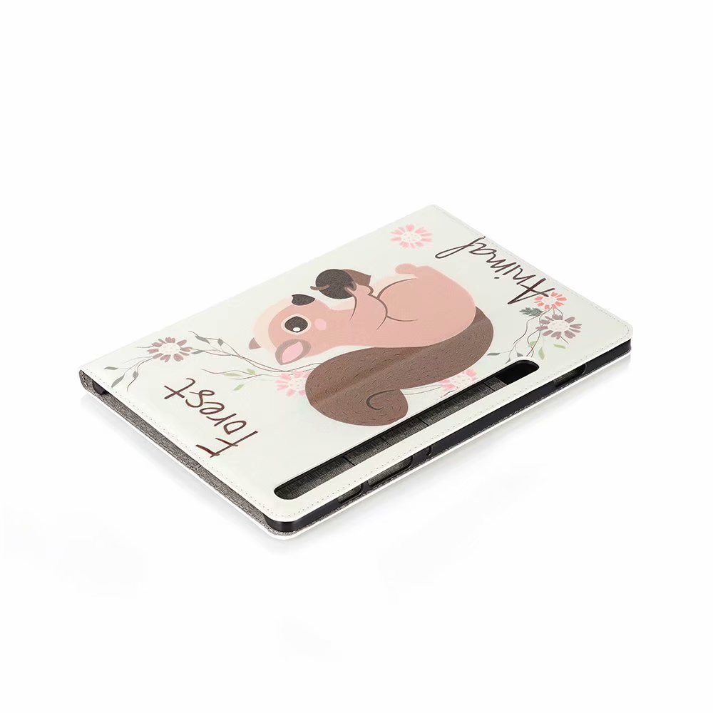 Case Samsung Galaxy Tab S6 SM-T860 SM-T865 #เคสฝาพับพิมพ์ลาย Pattern Printing Wallet Stand Leather Tablet Cover