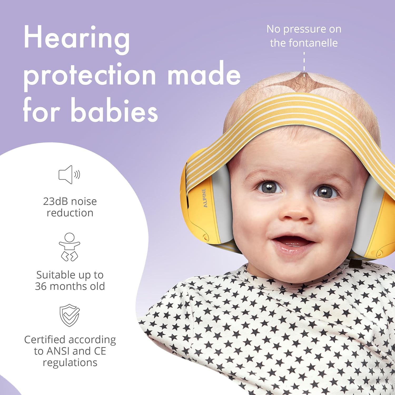 Alpine® Muffy Baby Ear Protection for babies and toddlers ที่ปิดหู ลดเสียงรบกวน สำหรับทารกและเด็กเล็ก ที่อุดหู