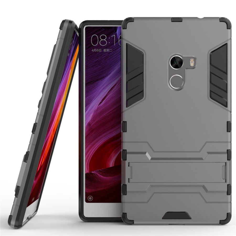 เคส Xiaomi Mi Mix Cool Guard พลาสติก + เคส TPU Hybrid Kickstand Case สีสันสวยงาม