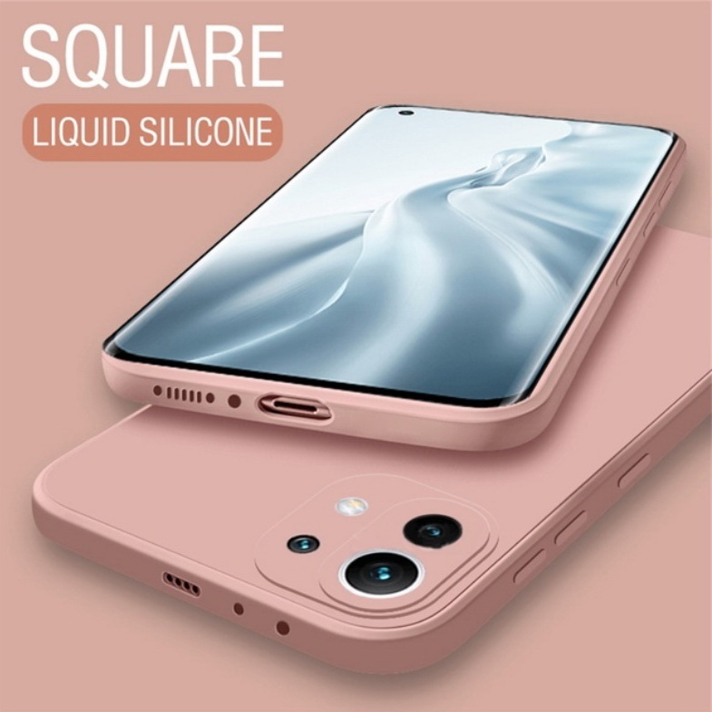 เคส Xiaomi Mi 11 Lite #เคสฝาหลังซิลิโคนนิ่ม Liquid Silicone Back Case