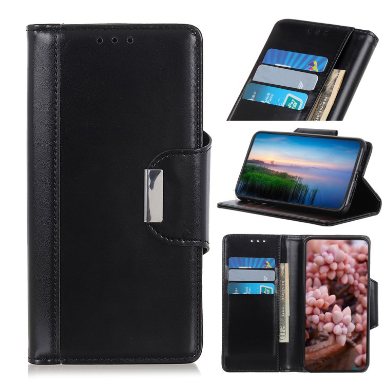 Case OPPO Reno 5 5G #เคสฝาพับหนัง PU แบบกระเป๋าสตางค์ 3 Card Slots